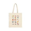 Colorful Kitties 100% Cotton Canvas Tote Bag