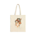 Canvas Tote Bag - Hoops and Flowers Watercolor Painting