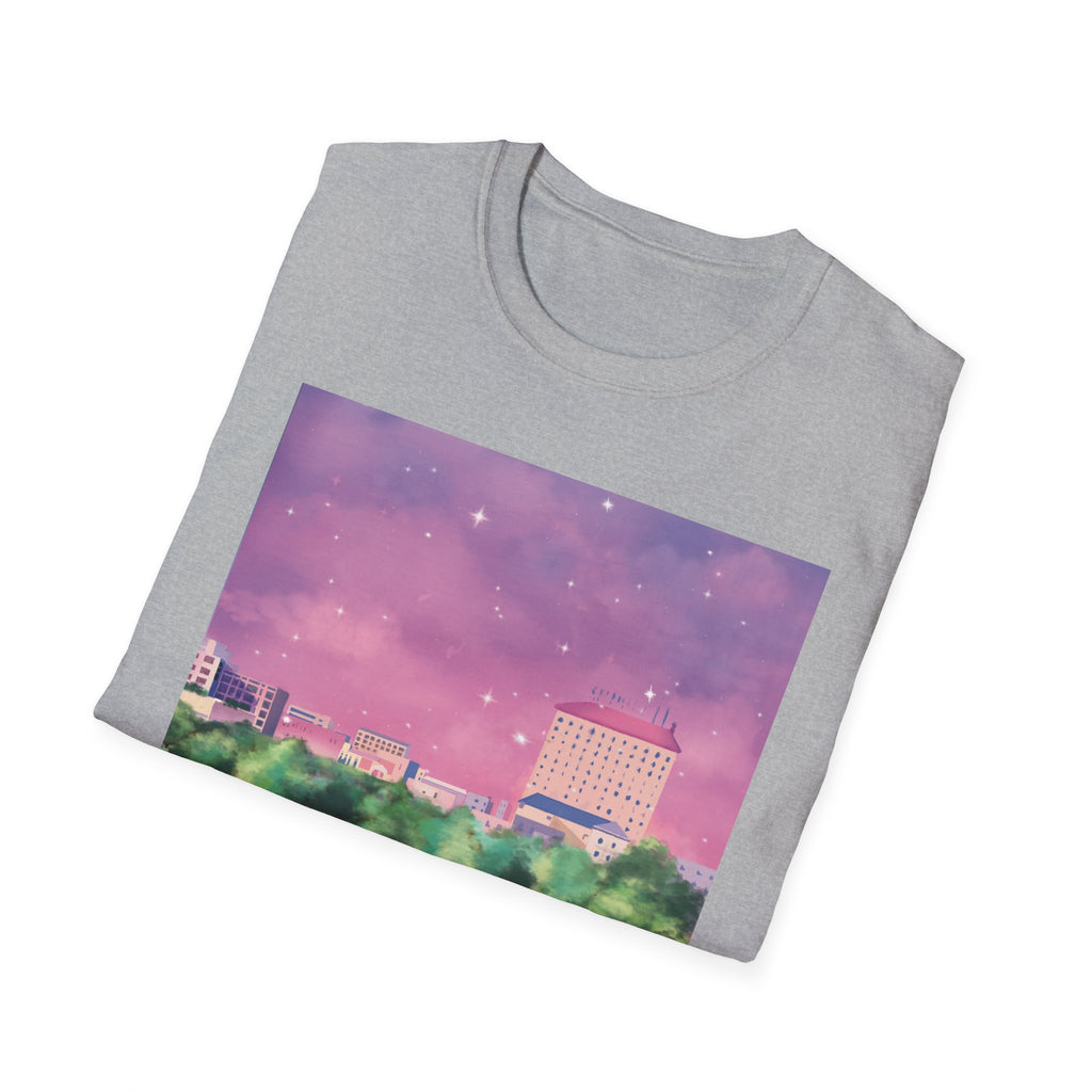 Downtown San Angelo, Texas Illustration T-shirt in different colors