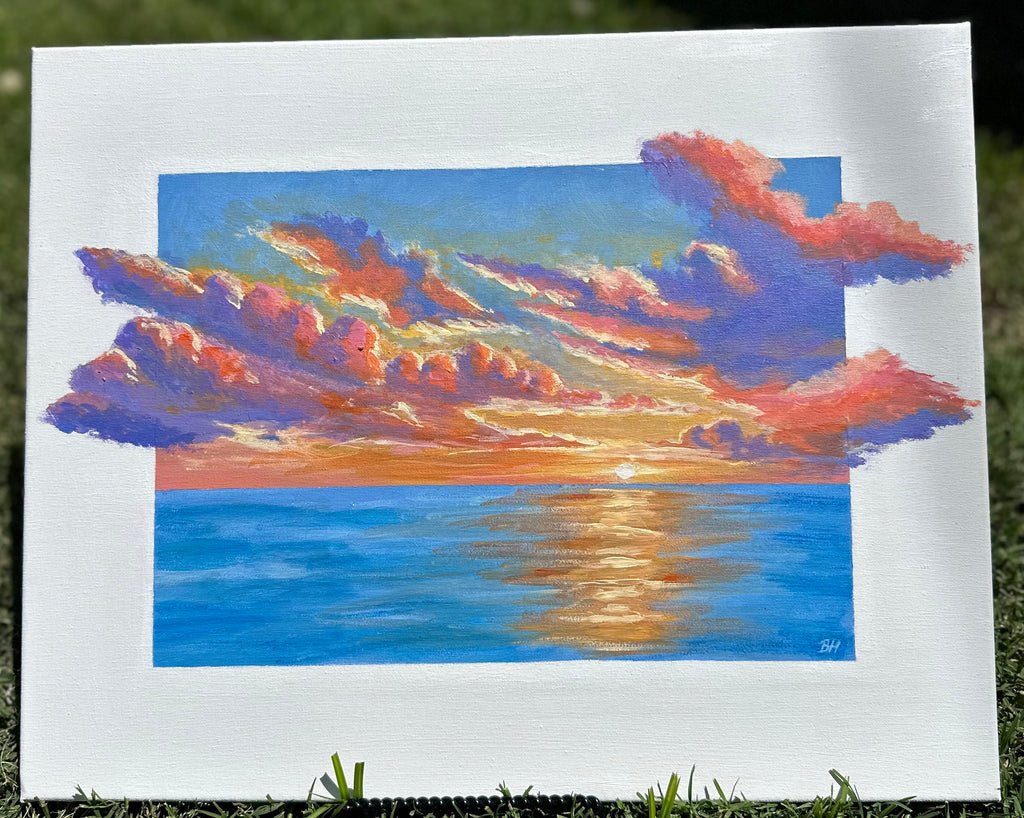 Golden Hour Over the Water