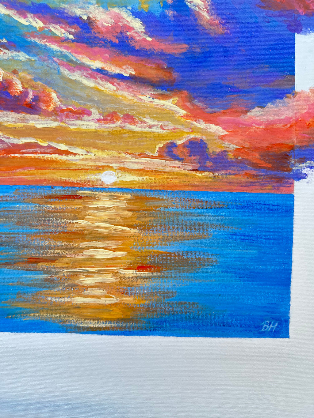 Golden Hour Over the Water