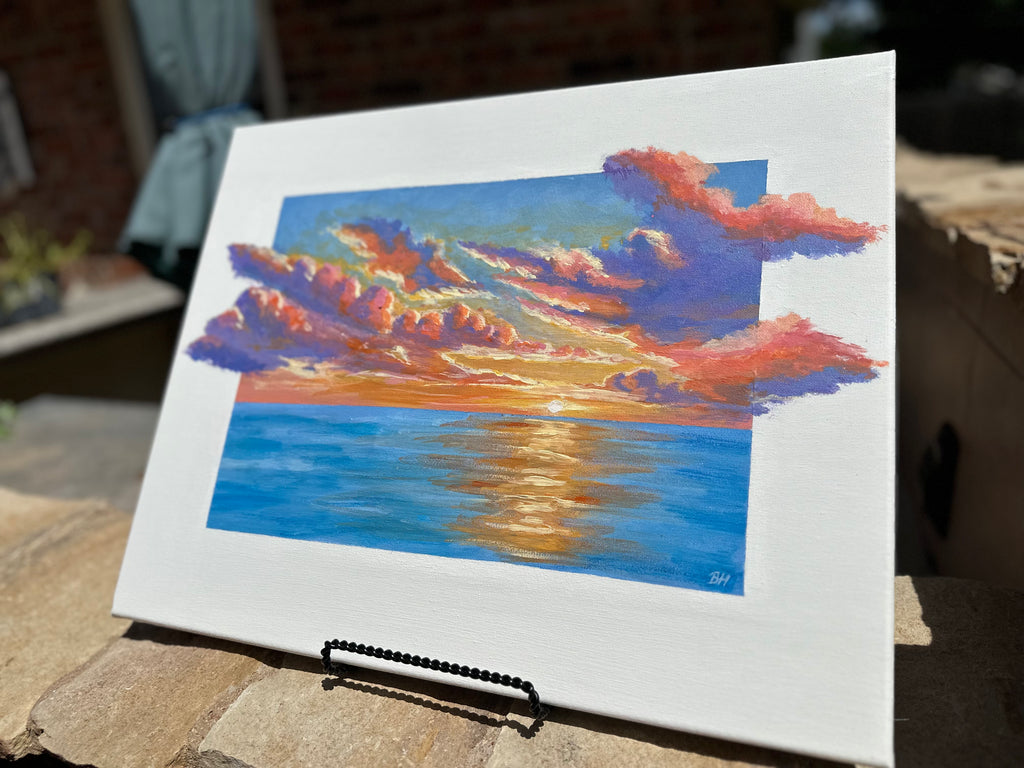 Golden Hour Over the Water